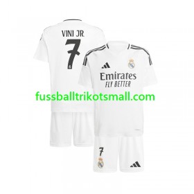 Fußballtrikots Real Madrid Vinicius Junior 7 Kinder 2024-2025 Kurzarm Heimtrikotsatz kaufen